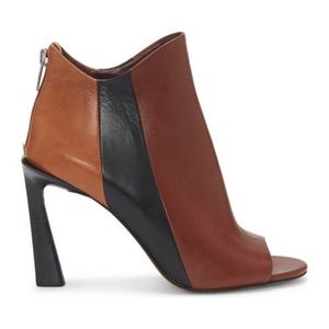 Aritziana Colorblocked Open-Toe Booties